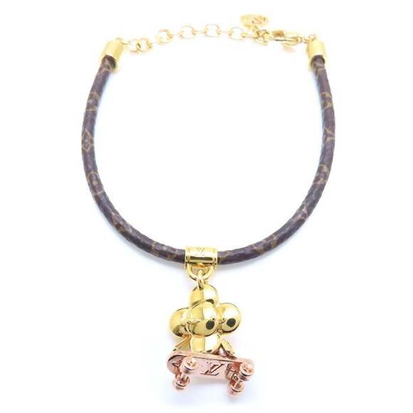 Louis Vuitton Jewelry - LOUIS VUITTON Brown Charm Bracelet